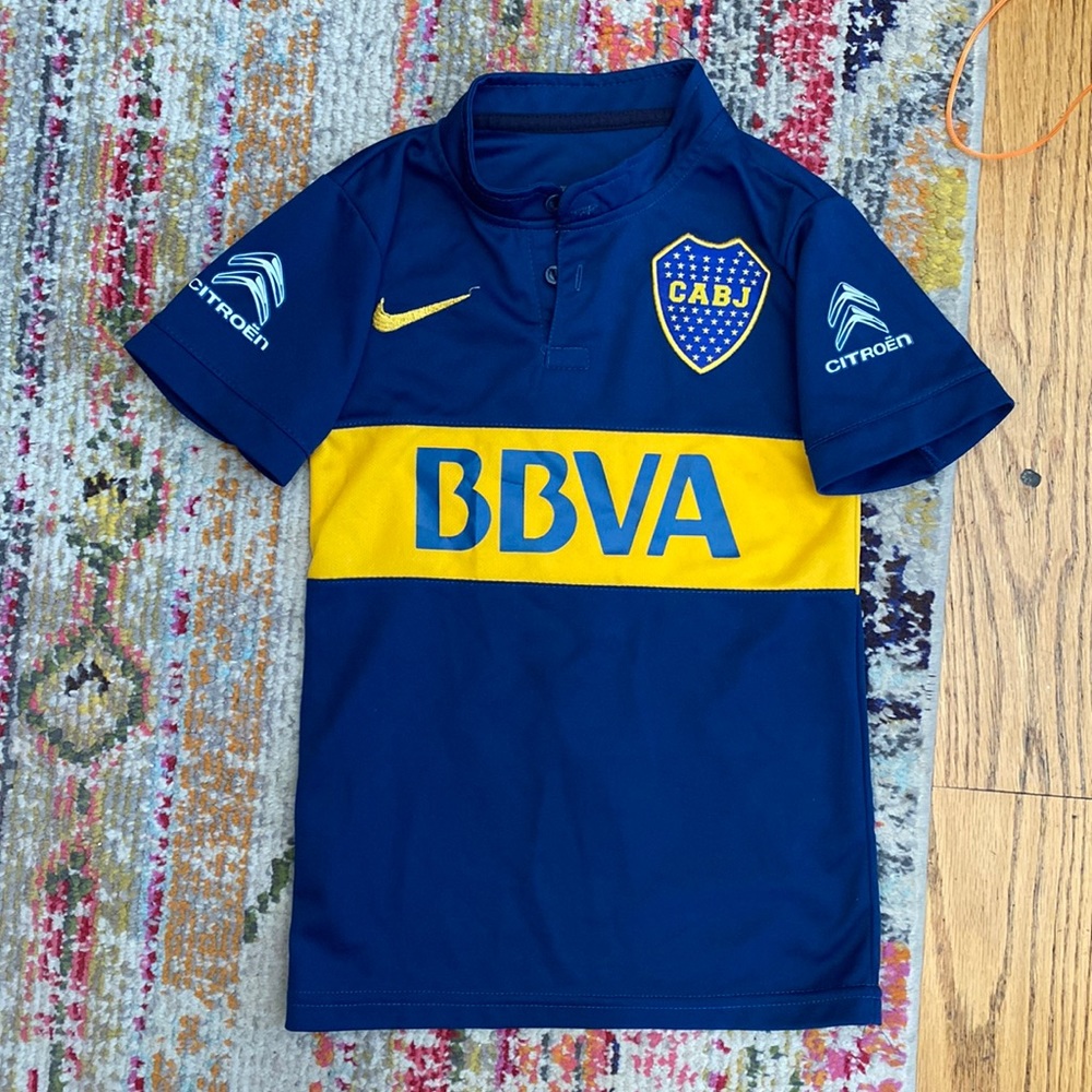 Nike BBVA jersey.